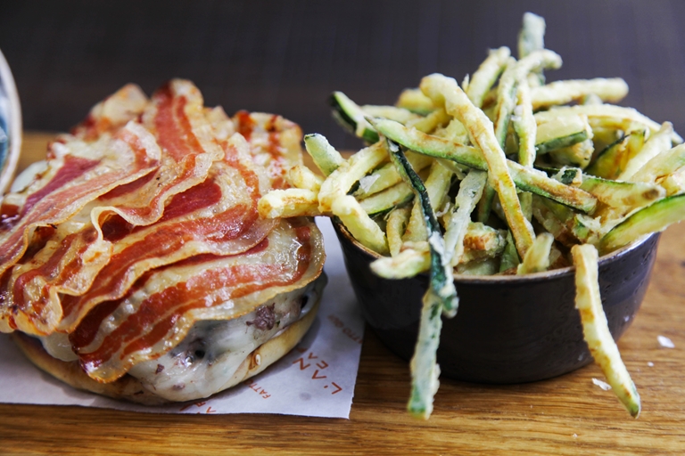 Lamb Burger Recipe With Courgette Fries Great British Chefs