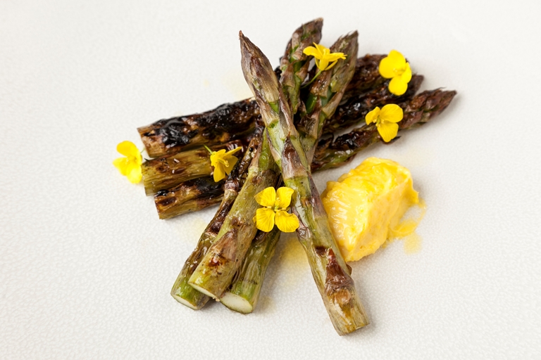 Barbecued Asparagus Recipe & Rapeseed Mayonnaise Great British Chefs