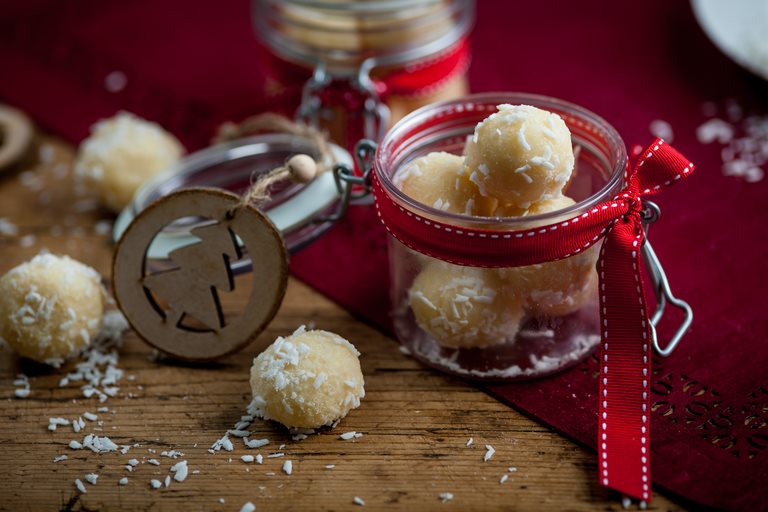 Coconut Snowballs Recipe - Edible Christmas Gift - Great British Chefs