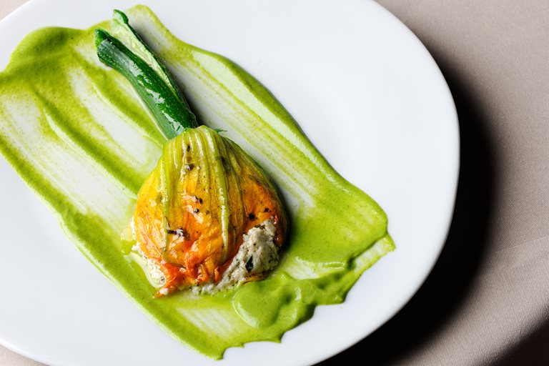 Courgette Flower Recipe With Goats Cheese Great British Chefs