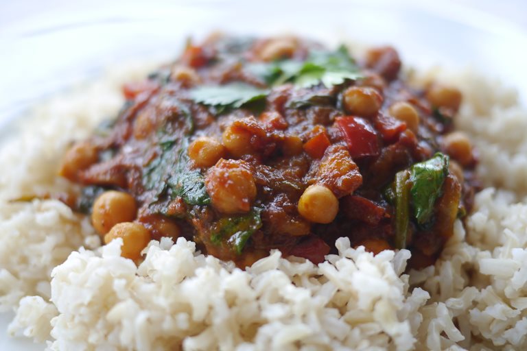 Spinach and Chickpea Curry Recipe Great British Chefs
