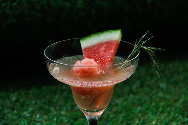 Watermelon and Prosecco Sorbet Cocktail Recipe Great British Chefs