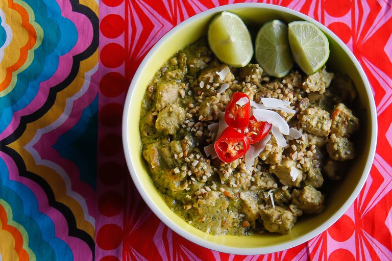 Coconut and Peanut Quorn Chicken Recipe Great British Chefs