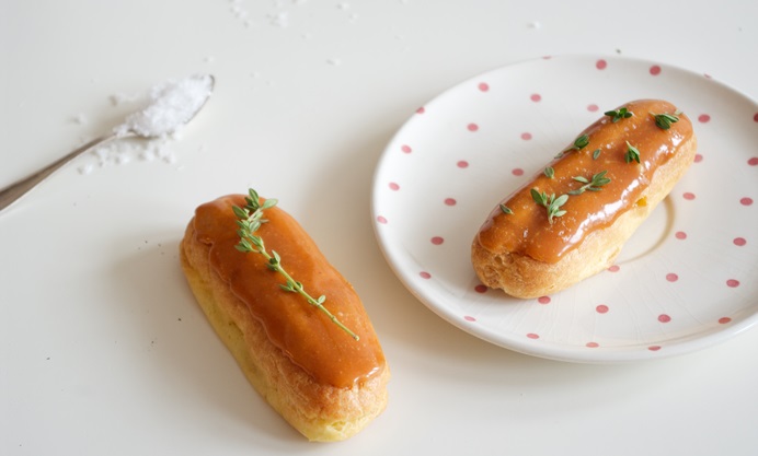 Salted Caramel Éclair Recipe Great British Chefs