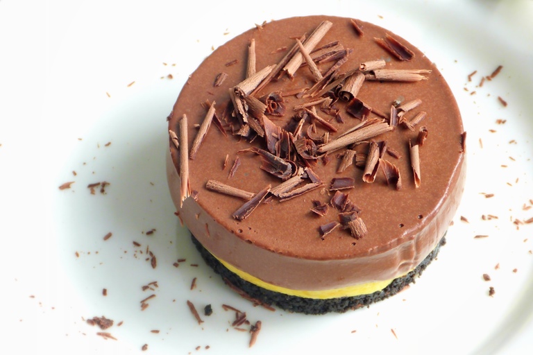 Chocolate And Passion Fruit Bavarois Recipe - Great British Chefs