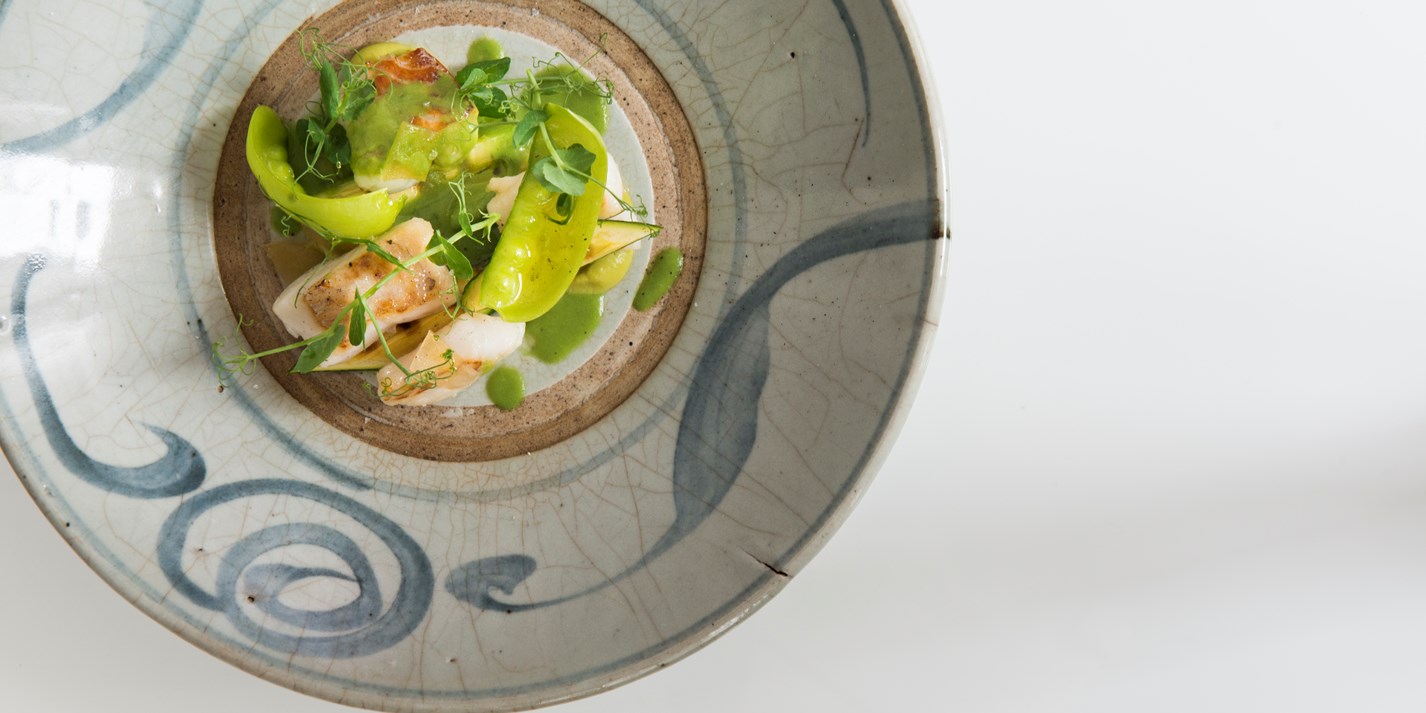 PanFried Cod Recipe with Broad Bean Purée Great Italian Chefs