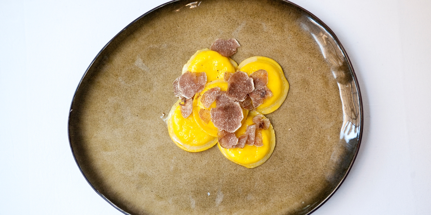 Egg Yolk Ravioli Recipe with Truffles Great Italian Chefs