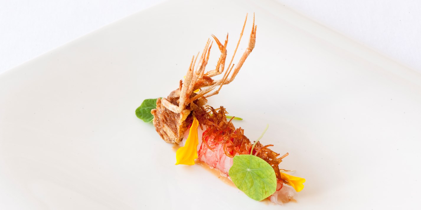 Red Prawns with Dried Scallop Recipe Great Italian Chefs