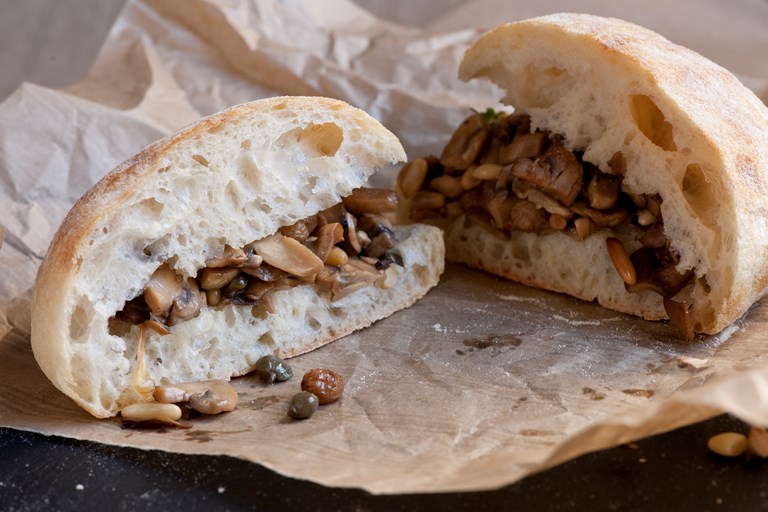 Vegetarian Mushroom Sandwich Recipe Great Italian Chefs