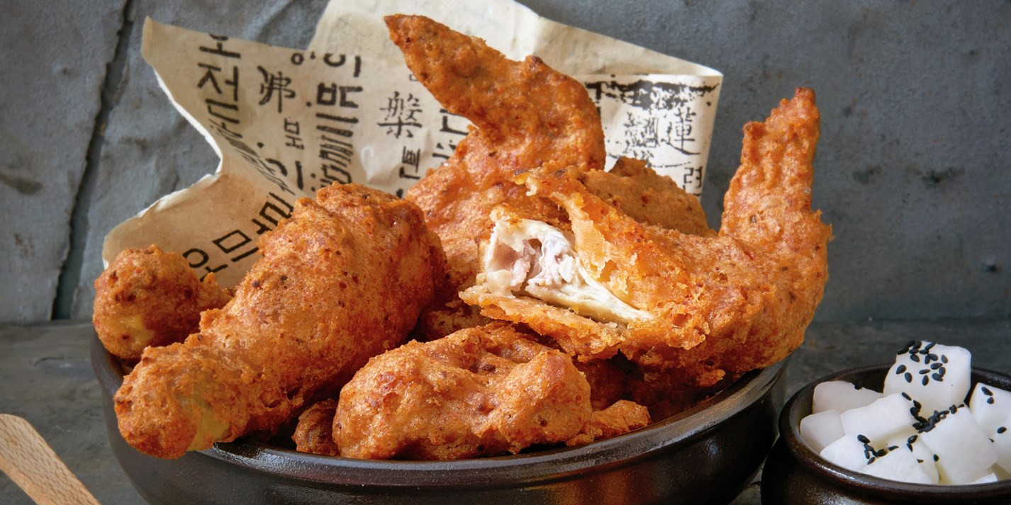 korean fried chicken origin
