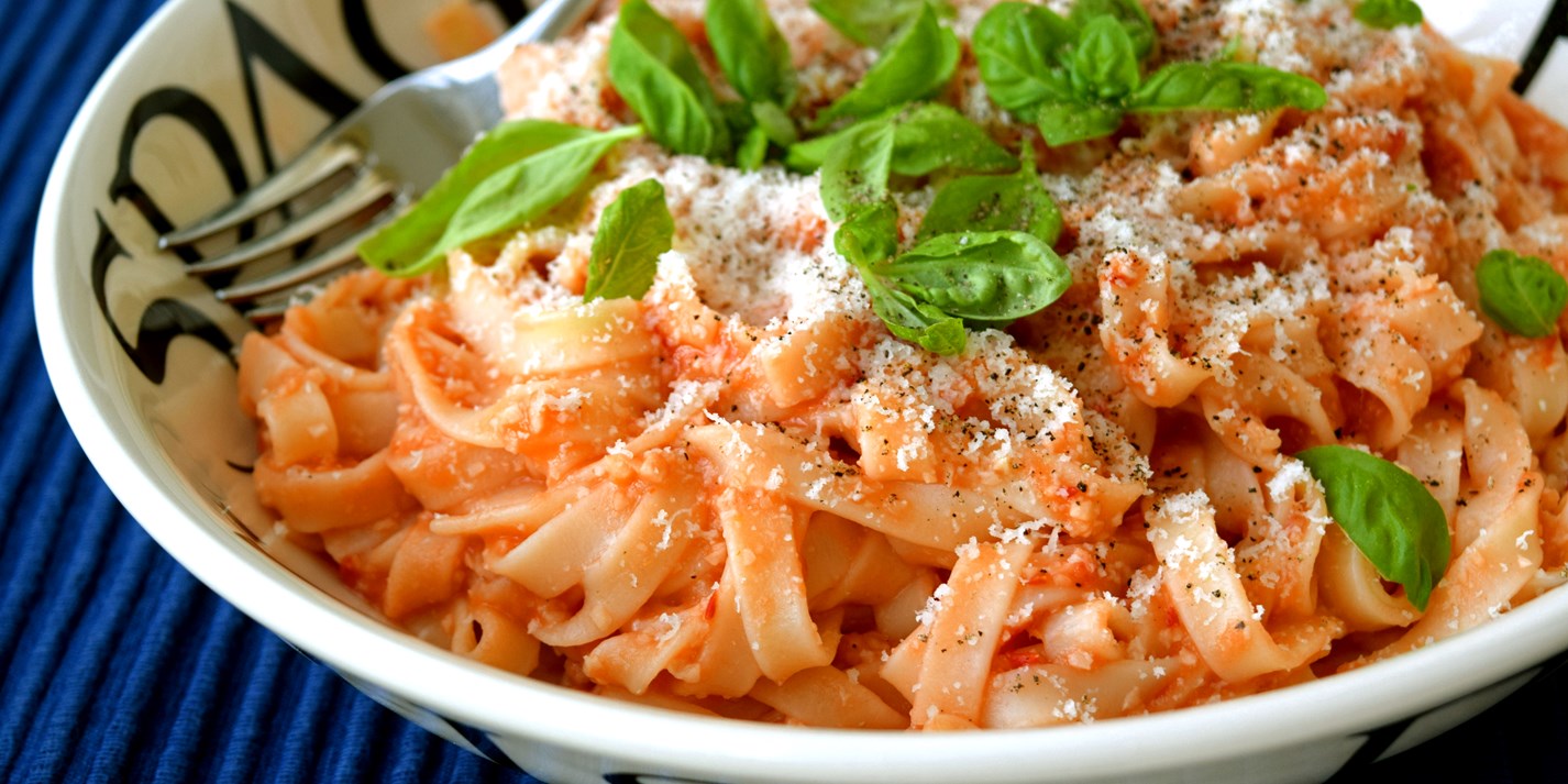 Tagliatelle with Fresh Tomato Sauce Recipe - Great British Chefs