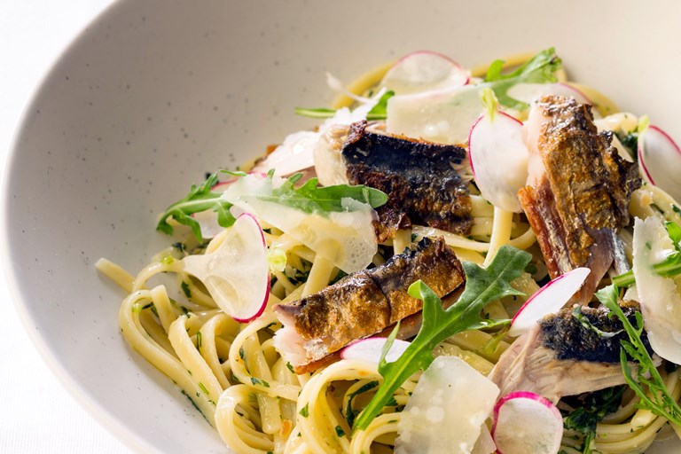 Mackerel Linguine Recipe Great British Chefs
