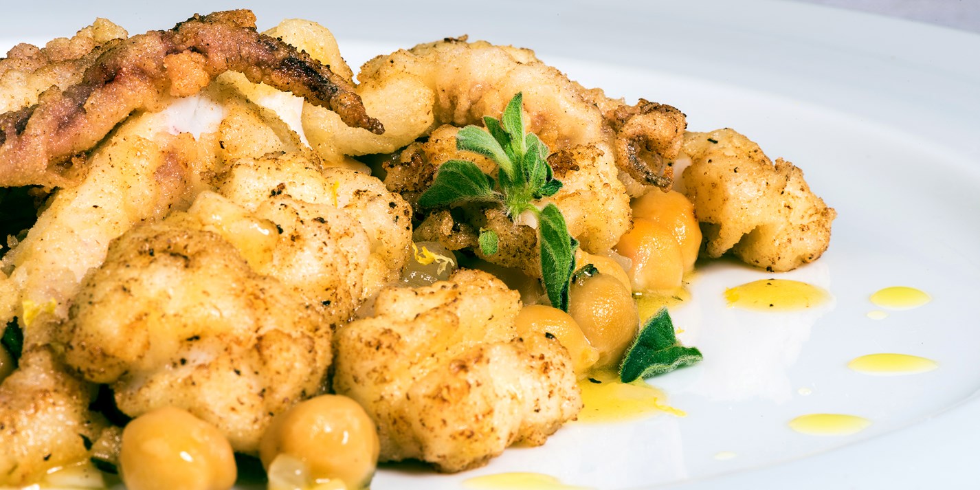 Fried Squid with Chickpeas Recipe - Great British Chefs