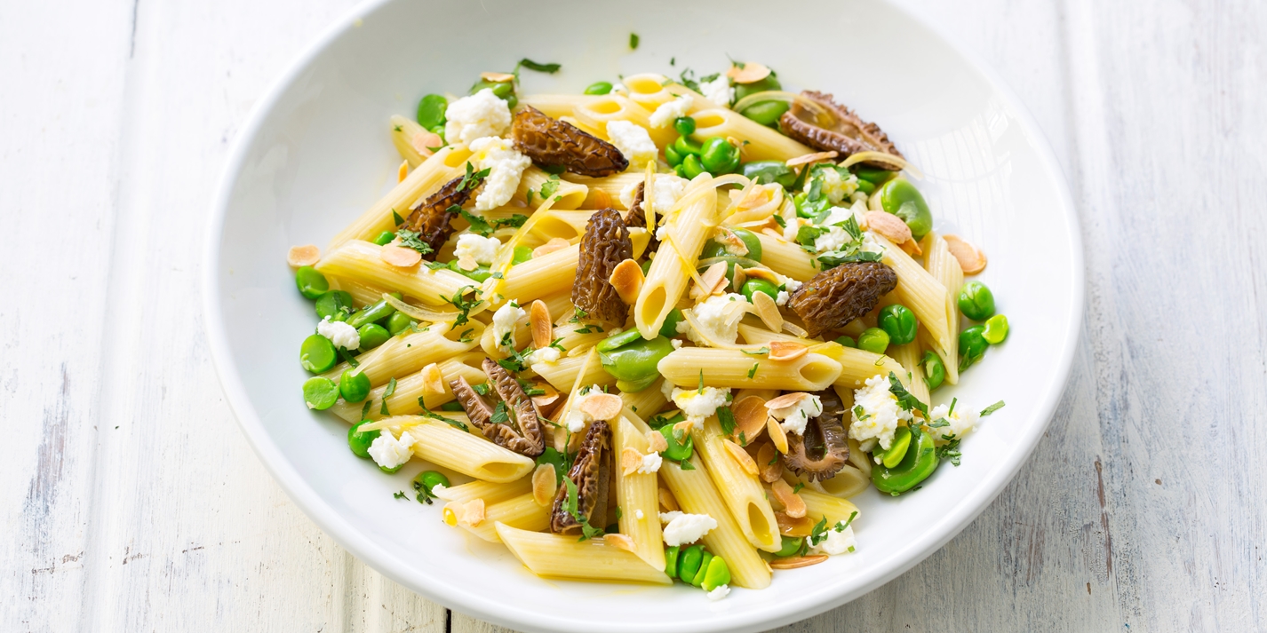 Morel and Broad Bean Pasta Recipe Great British Chefs