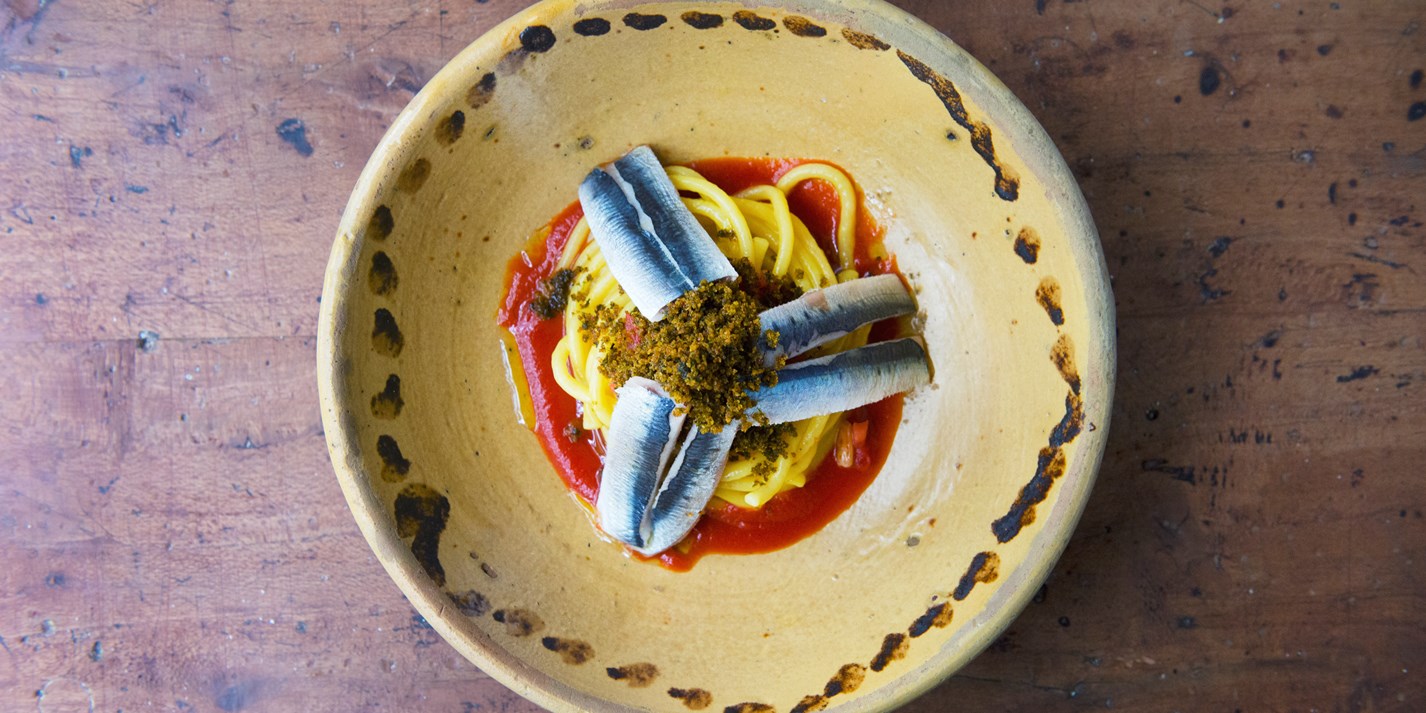 Spaghetti with Sardines Recipe Great Italian Chefs