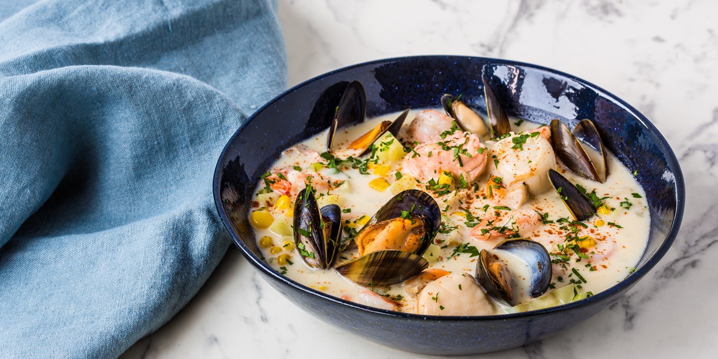 Seafood Chowder Recipe Great British Chefs