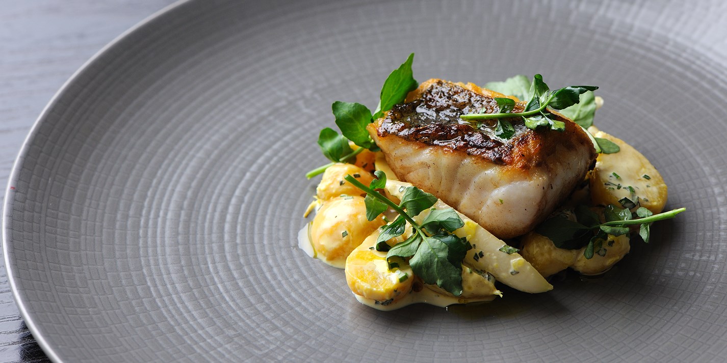 Hake, Beetroot Salad & Watercress Recipe Great British Chefs