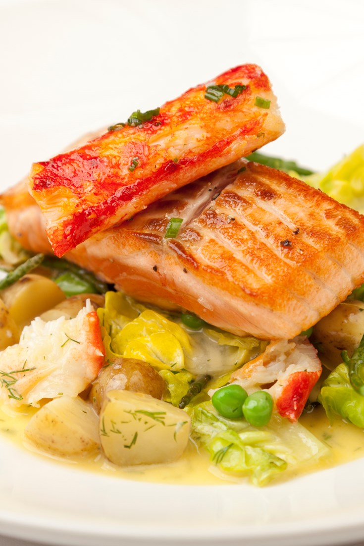 Salmon and King Crab Recipe Great British Chefs