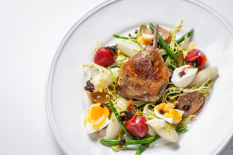 Duck Leg Salad Recipe - Great British Chefs