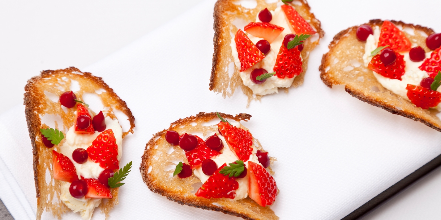 Deconstructed Strawberry Cheesecake Recipe Great British Chefs