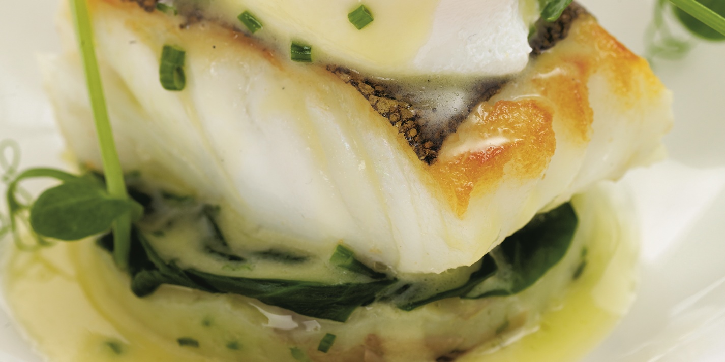 Cod Fillet Recipe, Poached Egg & Jersey Royals - Great 