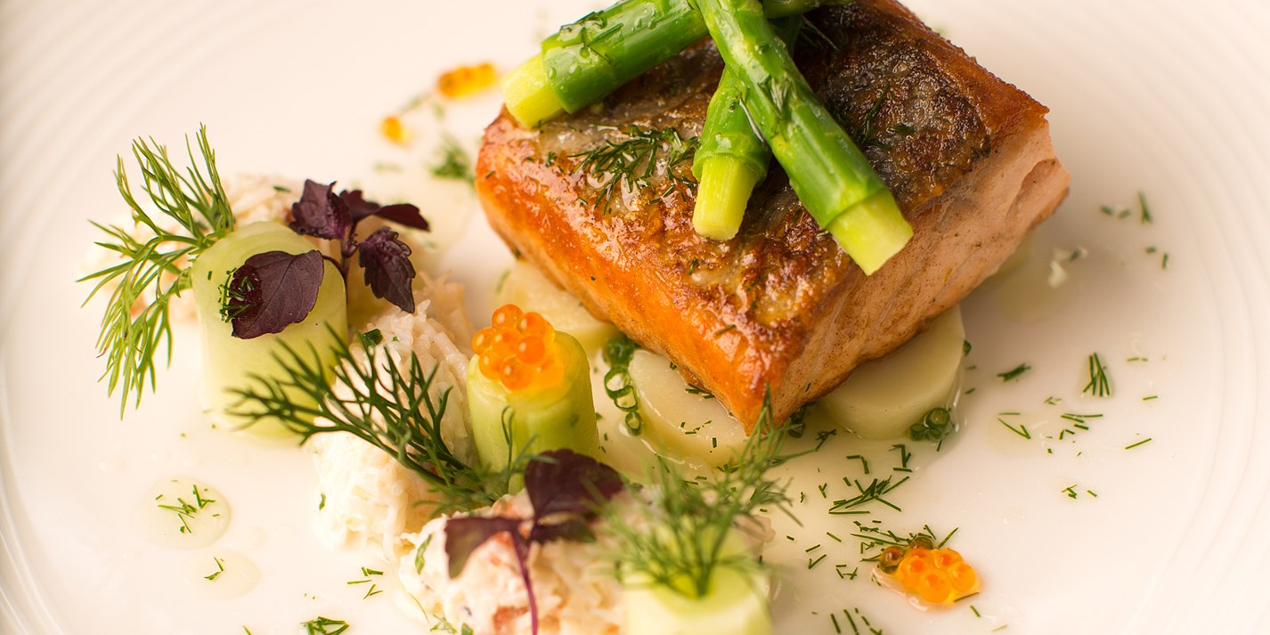 Salmon and Asparagus Recipe - Great British Chefs