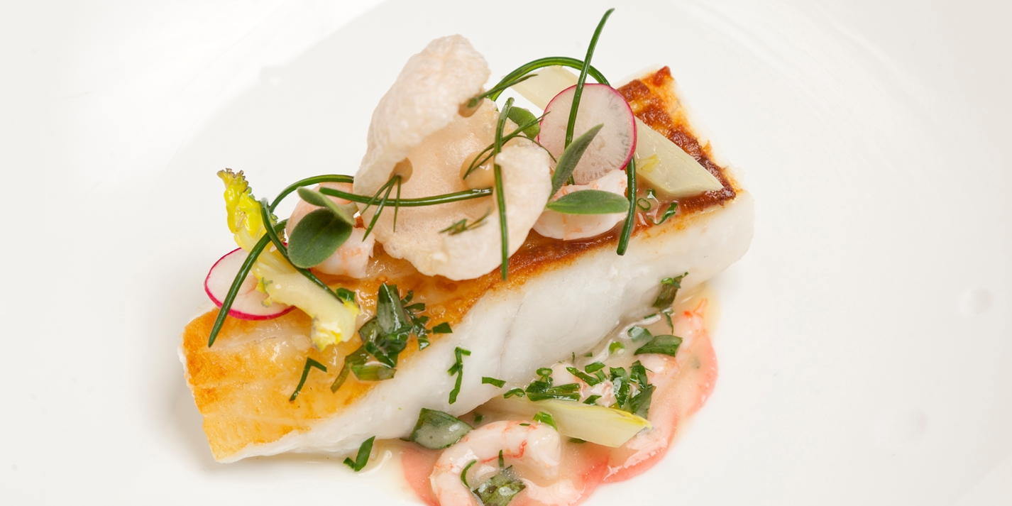 Turbot with Prawns Recipe - Great British Chefs