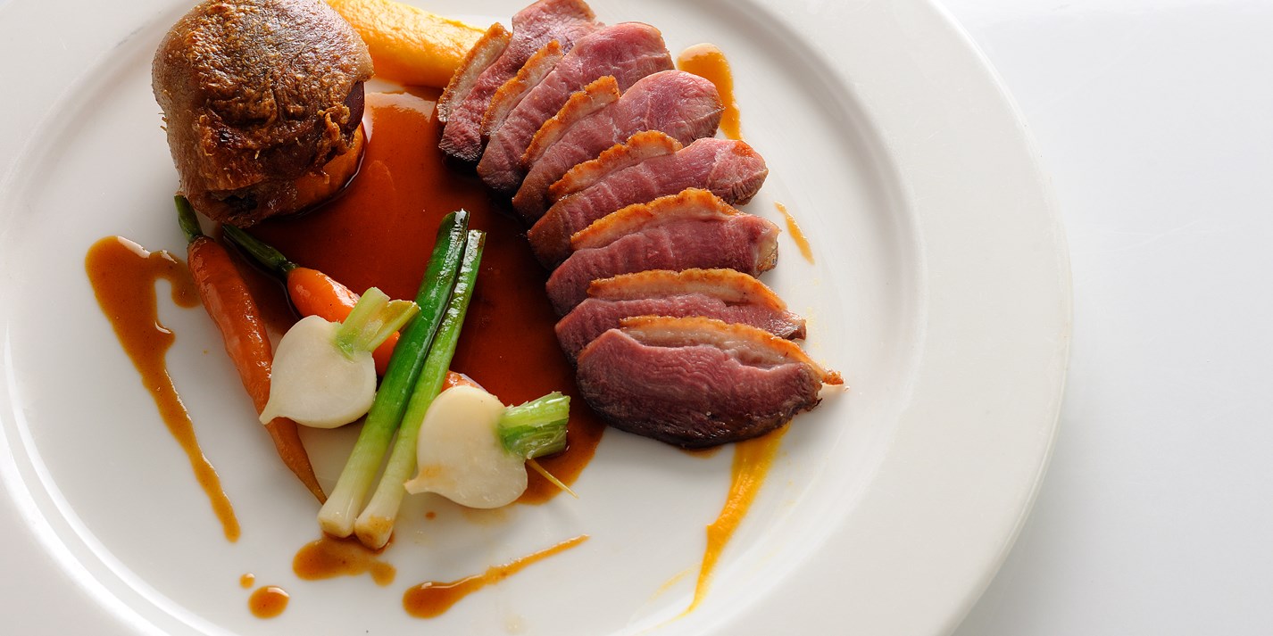 recipe fondant potato Roasted British Duck Pan Recipe Great  Chefs