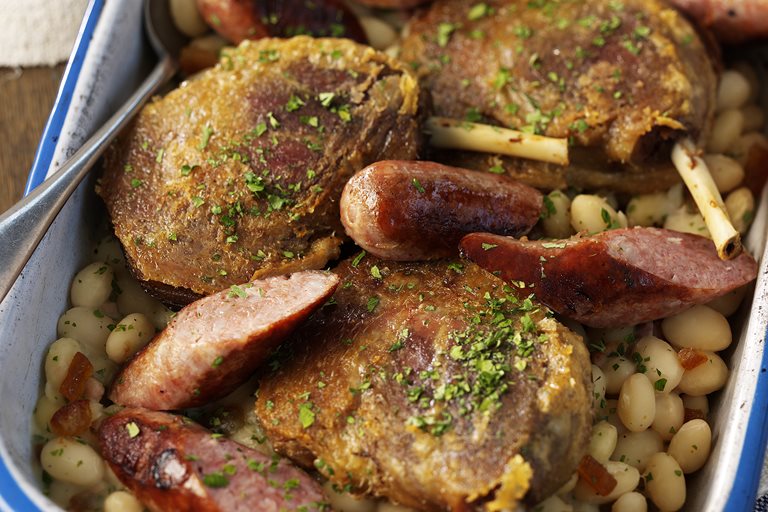 Confit Duck with Cassoulet Recipe Great British Chefs
