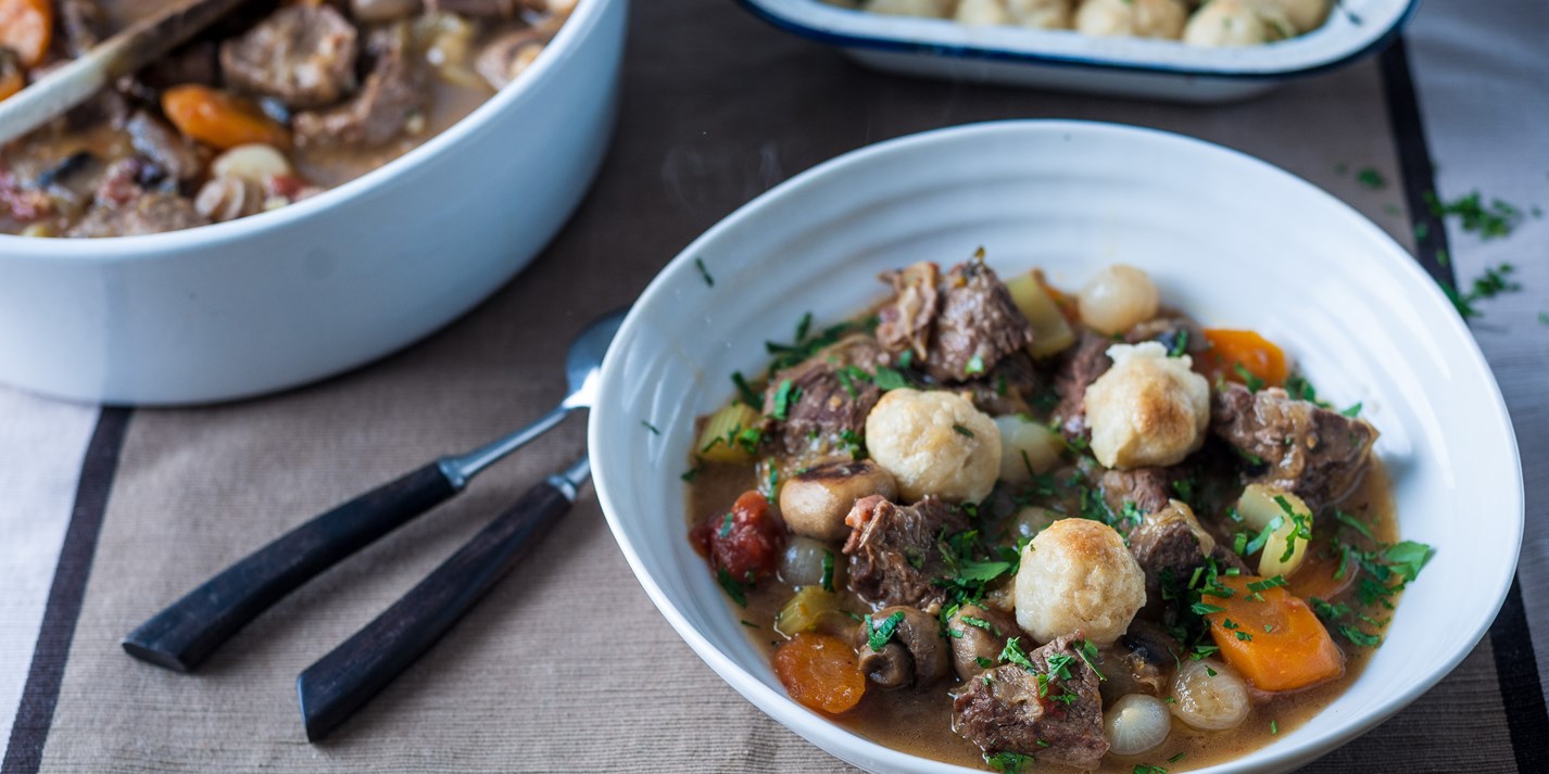 Beef Stew And Dumplings Recipe Great British Chefs