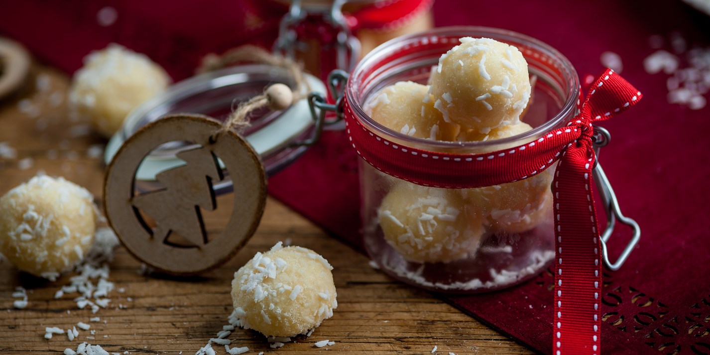 Coconut Snowballs Recipe - Edible Christmas Gift - Great British Chefs