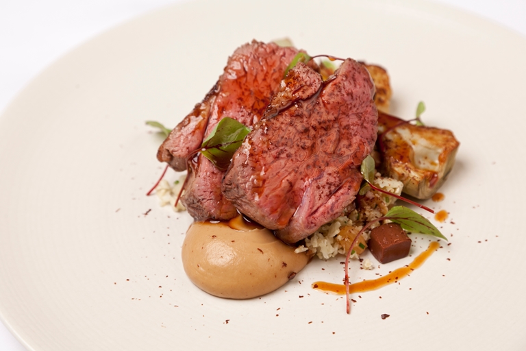 Sous Vide Lamb Rump with Cauliflower Couscous Great British Chefs