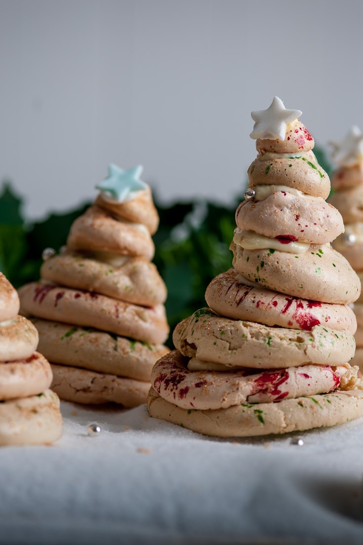 Christmas Tree Meringues Recipe Great British Chefs