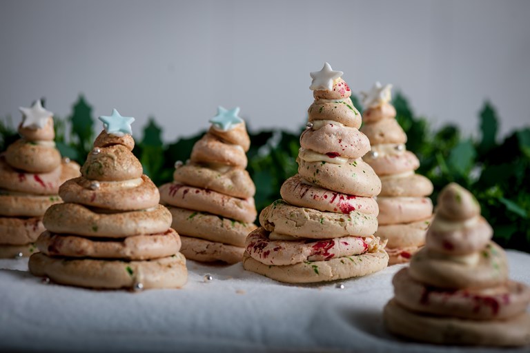 Christmas Tree Meringues Recipe Great British Chefs