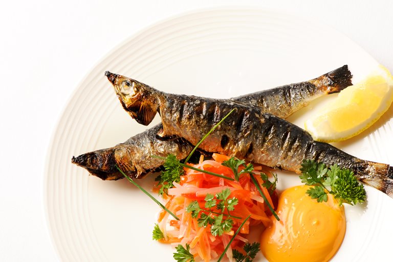 Grilled Sardines Recipe With Paprika Mayonnaise Great British Chefs