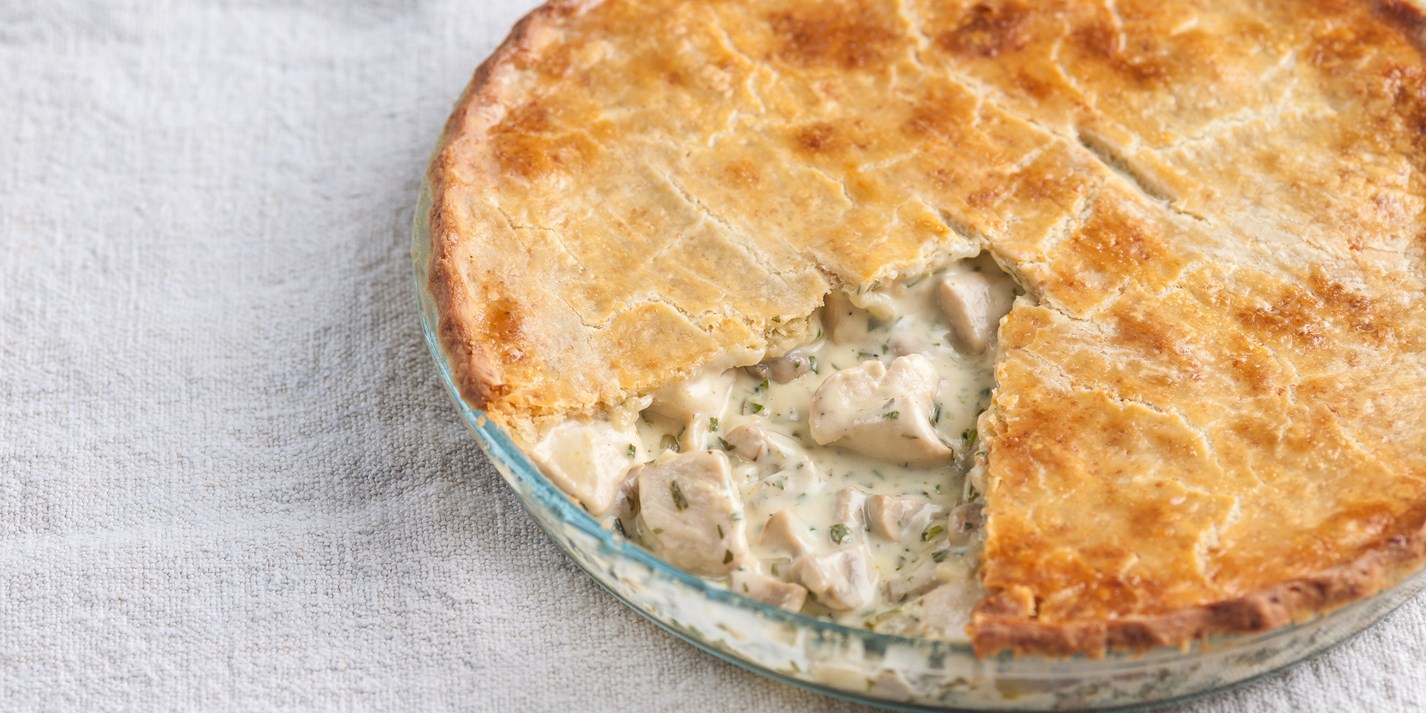 Chicken And Mushroom Pie Recipe With Cheddar Pastry Great British Chefs 2654