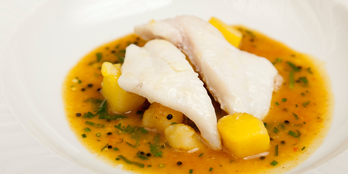 John Dory & Potato Rasam Recipe Great British Chefs