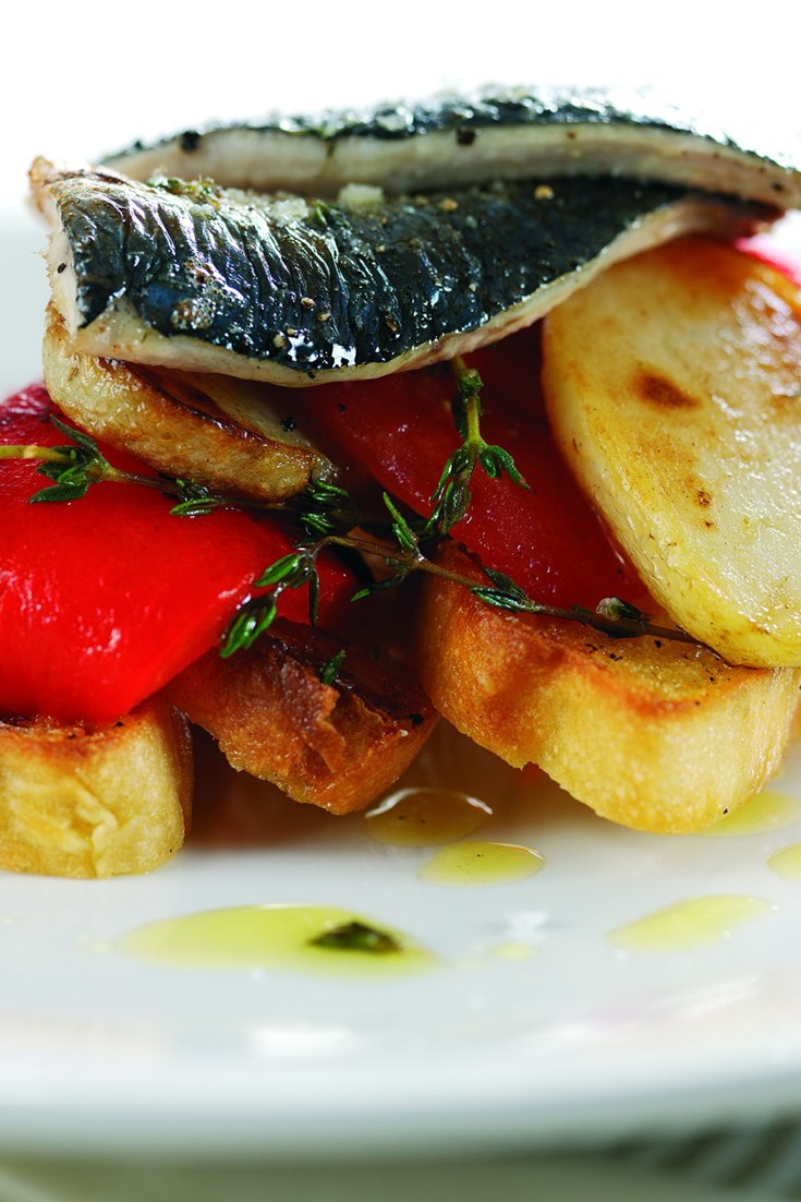 Grilled Sardines Recipe With Foccacia Bread Great British Chefs