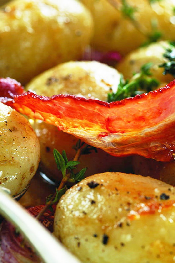 Maple SyrupGlazed New Potato Salad Recipe Great British Chefs