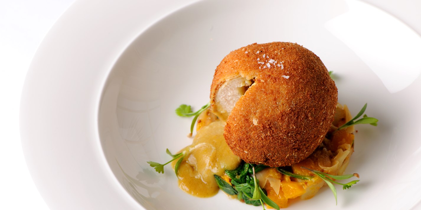 Chicken Kiev Recipe Curried With Sag Aloo - Great British Chefs