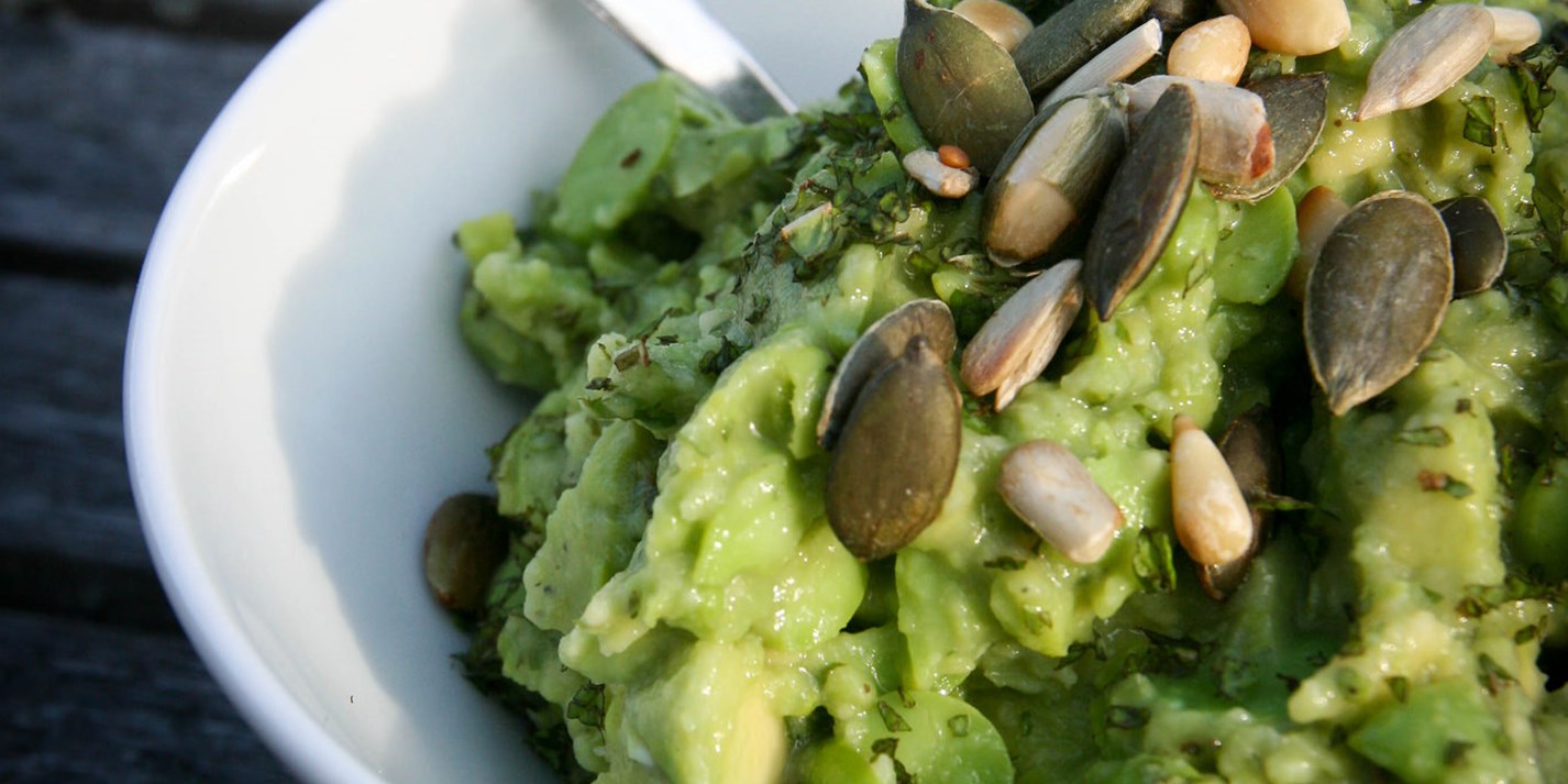 Broad Bean Guacamole Recipe Great British Chefs