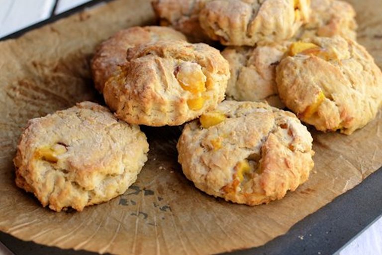 Peach & Cream Scones Recipe - Great British Chefs