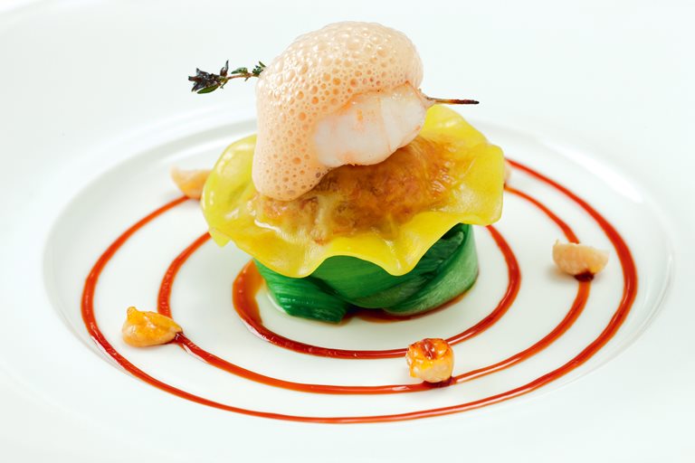 Duck Ravioli Recipe, Langoustines & Veal Jus Great British Chefs