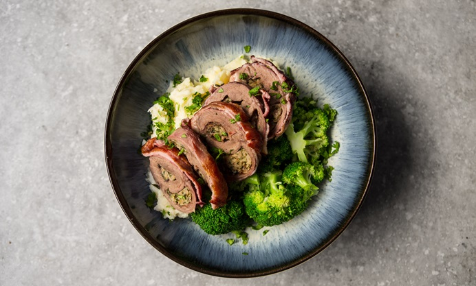 Braised Stuffed Lamb Hearts Recipe Great British Chefs
