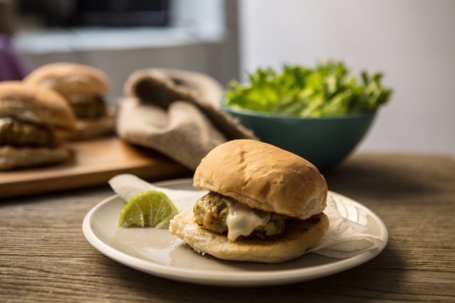 Fish Burger Recipe With Squid & Mackerel - Great British Chefs