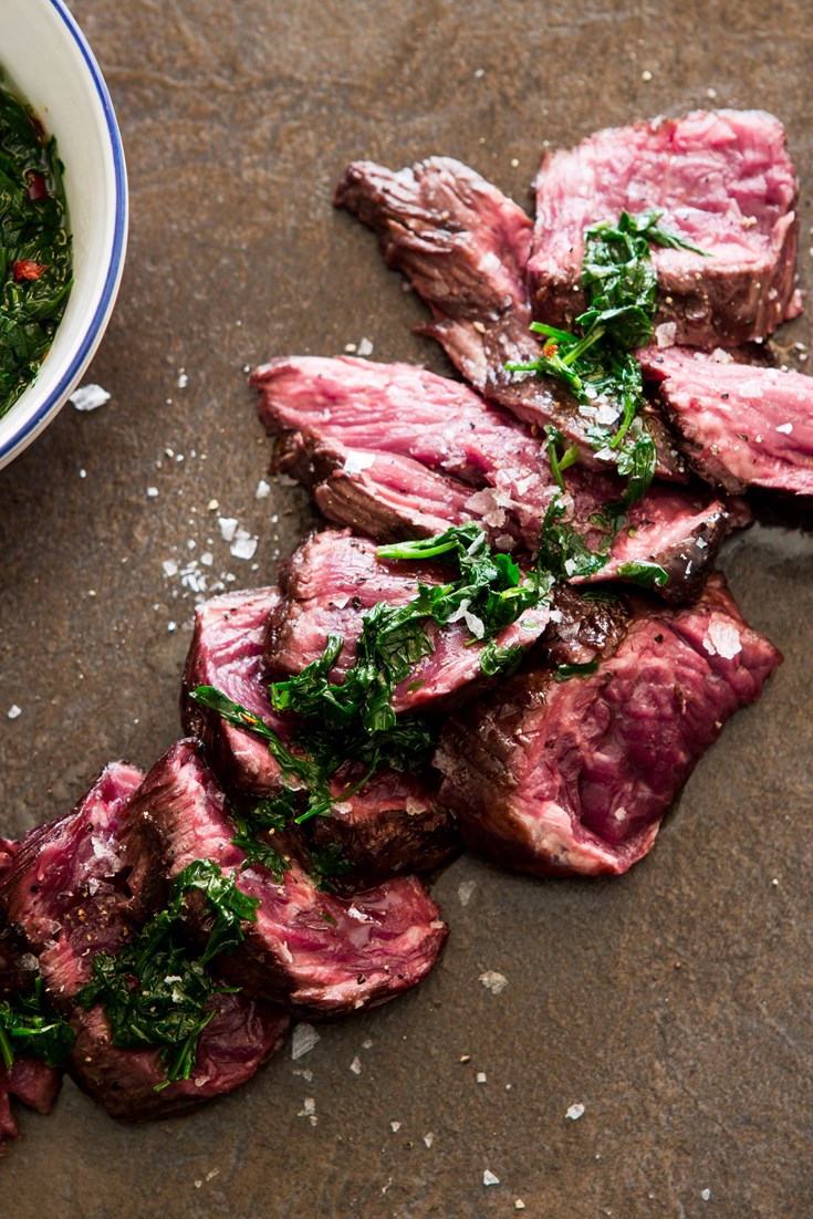 Onglet Steak with Herbs Great British Chefs