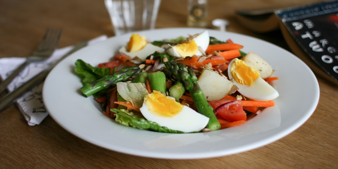 Asparagus, Egg and Potato Salad Recipe with Tarragon Vinaigrette Great British Chefs