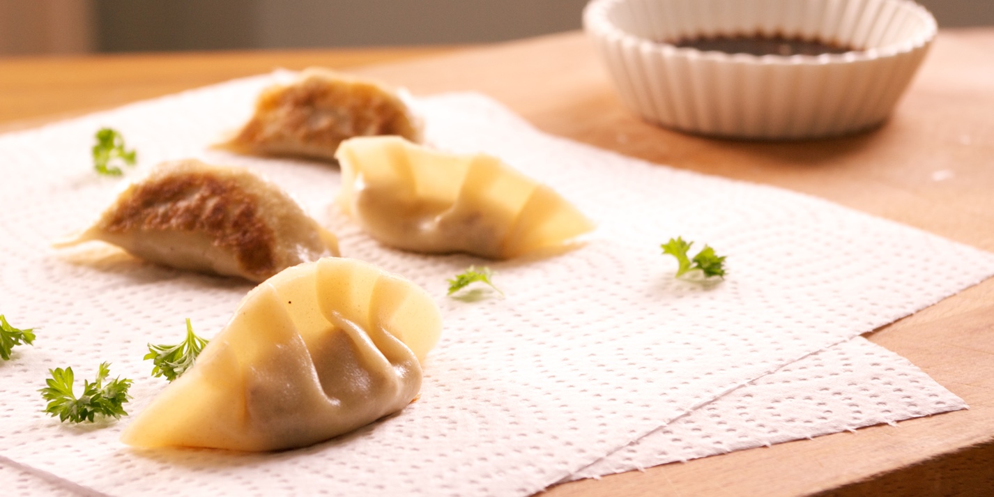 Spicy Quorn & mushroom dumplings recipe Great British Chefs