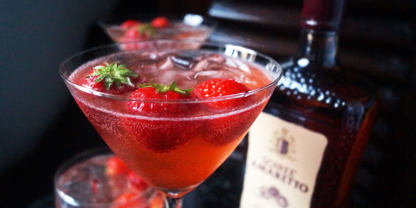 Amaretto and Strawberry Cocktail Recipe Great British Chefs