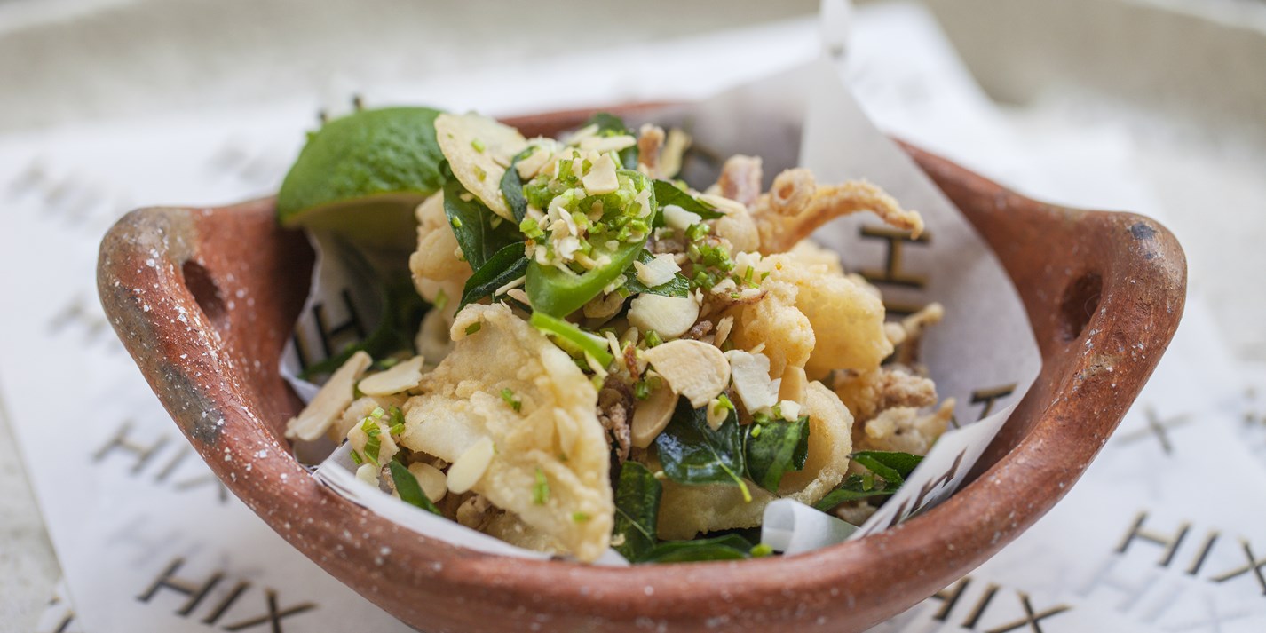 Crispy Fried Squid With Garlic Recipe - Great British Chefs